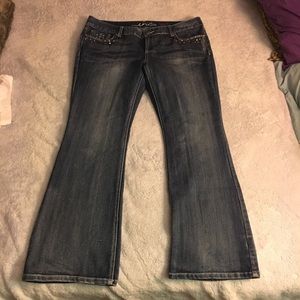 INC Distressed Studded Jeans